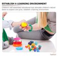 thumbnail image 3 of Shisuyan 16pcs Stacked Stones Wooden Building Blocks Set for Curiosity Attraction and Hand-eye Coordination Training, 3 of 8