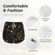 thumbnail image 4 of Balery Casino Pantalones cortos deportivos para mujer con forro y dos bolsillos, elásticos, para entrenamiento, gimnasio, yoga-X-Large, 4 of 7
