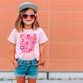 thumbnail image 2 of Groovy Floral It's Me, Hi It's My Birthday It's Me Girl's Birthday Shirt Pink Shirt Youth Small, 2 of 3