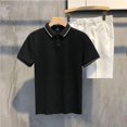 thumbnail image 3 of Ropa Kpop Top Chic Ropa de calle con bolsillo Estética Cuello ordinario Camiseta Hombre Casual Liso Polo Camisetas Hombre Trashy Y2k, 3 of 5