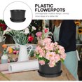 thumbnail image 2 of Raindrops  Terracotta Plant Pots Black Currant Multiple Use Flower with Tray, 2 of 8