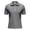 Gray, variant on AZoiNM Men's Corduroy Short Sleeve Shirt Half Zip Collared Casual Stretch Fit Tee
