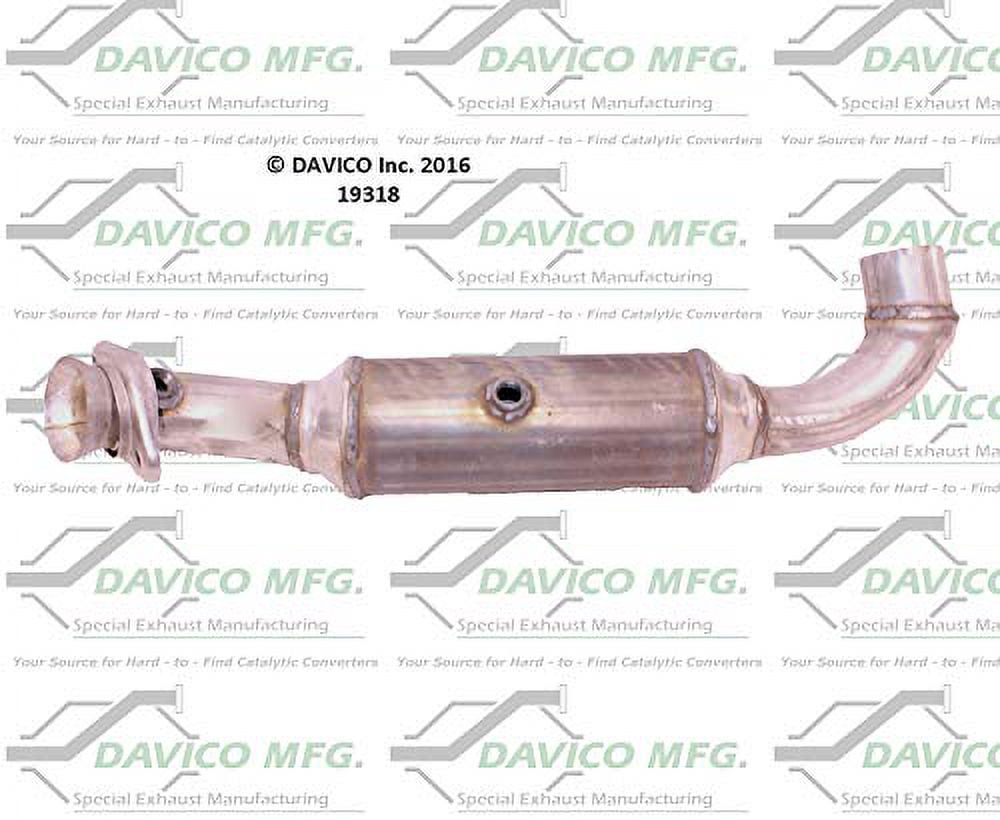 Davico Mfg Catalytic Converter P/N:19318 Fits select: 2009-2010 FORD F150, 2007-2013 FORD EXPEDITION