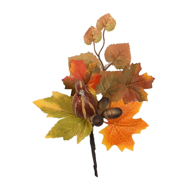 Fall Leaf Garland Fall themed Fruit Simulation Pumpkins Mix and Match with Sunflower, Maple Leafand Berry Designs for Flower Garlands and Tabletops Flower Garlands for Decoration