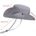 thumbnail image 3 of 100Fens Men'S Outdoor Hat Mountaineering Fishing Shade Sun Hat Sun Hat Breathable Fisherman'S Hat, 3 of 6
