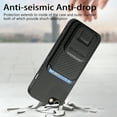 thumbnail image 2 of Allytechgroup iPhone SE 2022 2020 Case, Vintage PU Leather TPU Shockproof Slim Kickstand Anti-Drop Protective Wallet Phone Case Cover for Apple iPhone SE 2nd 3rd Gen /iPhone 7 8, Black, 2 of 8
