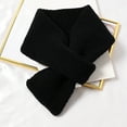 thumbnail image 2 of Nochalofo Scarf for Women Ladies Winter Scarf Classic Solid Color Warm Soft Thick Knit Wool Scarf Blackone Size, 2 of 3