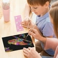 thumbnail image 3 of Topcolorusa Scratch Paper Art for Kids, 116 Pcs Rainbow Paper Scratch Art for Children Girls Boys DIY Party Favor Game Activity Birthday Christmas Toy Gift Set Kids Ages 3 4 5 6 7 8 9 10 Girls Boys, 3 of 7
