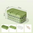 thumbnail image 2 of Dsscvnef Large Capacity Silicone Tray with Built-In Handle for Easy Release Quick Freezing Food Grade Design, 2 of 4