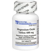 Breckenridge Magnesium Oxide Tablets, 400 mg, 120 Count