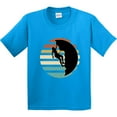 thumbnail image 3 of Inktastic Rock Climbing Mountain Climber Silhouette Youth T-Shirt, 3 of 5