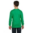 thumbnail image 5 of Gildan Youth Long Sleeve T-Shirt, Casual Crew Neck Irish Green Long Tee for Junior, 6 Pack Size-XS, 5 of 5