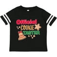 thumbnail image 3 of Inktastic Christmas Official Cookie Taster with Bell and Star Cookie Boys or Girls Toddler T-Shirt, 3 of 5