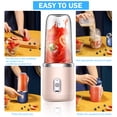 thumbnail image 2 of VIIWII Personal Blender for Smoothies Juice Portable Rechargeable Mini Bullet Blenders Cup, 2 of 7