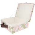 thumbnail image 2 of Valise Motif Flamant Rose Boîtes de Rangement Décoratives en Carton avec Poignée, 2 of 6