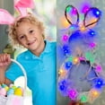 thumbnail image 3 of Neinkie Home Décor LED Bunny Garland with Lights/Spring Wreath – Handmade Bunny Shaped Rabbit Rattan Circle Pendant for Easter Decorations for Front Door Wall Window, 3 of 6