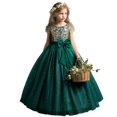thumbnail image 1 of Vestido TTYAOVO para niña, boda, fiesta de boda, princesa, talla 130, 1 of 7