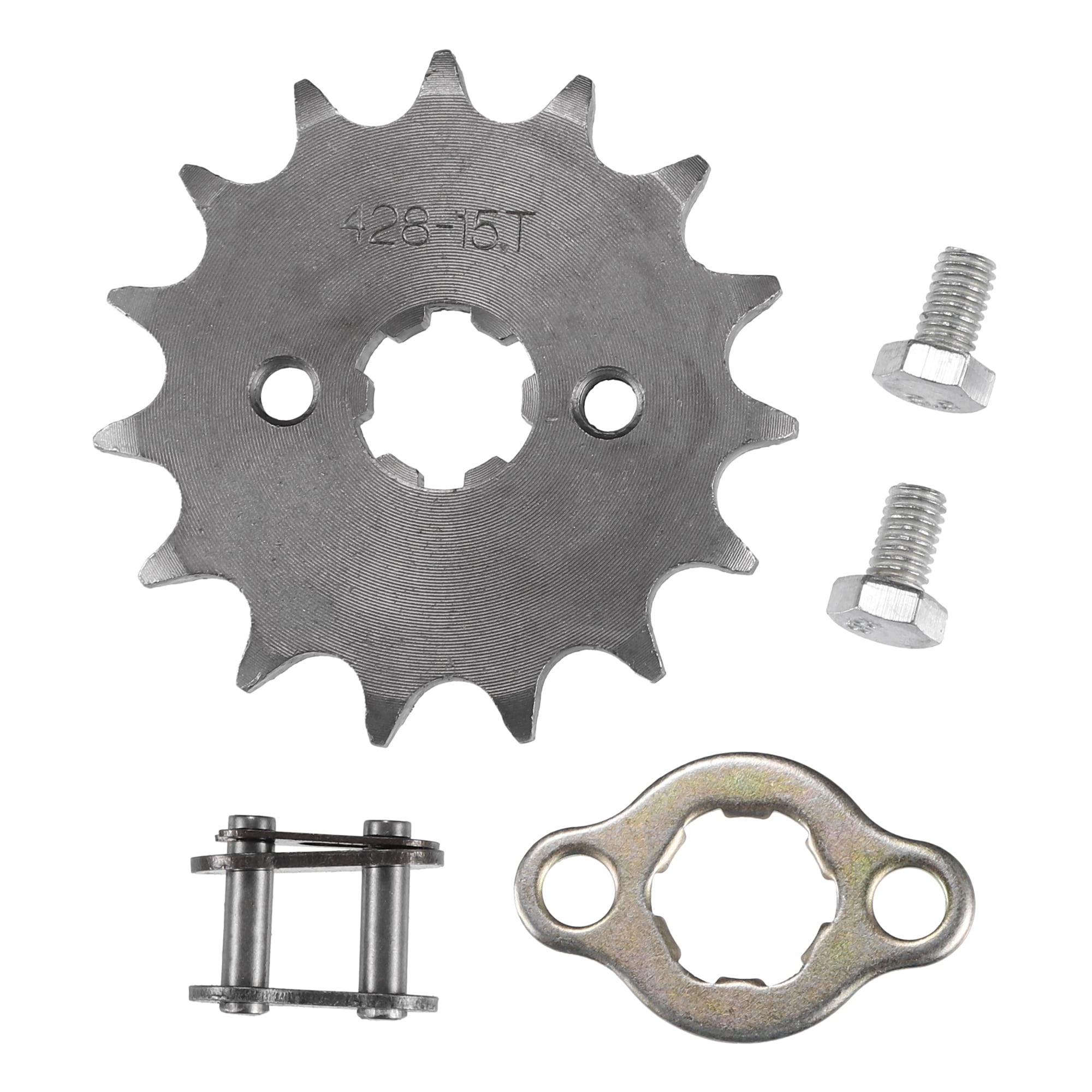 1 Juego de piñón delantero de motor de motocicleta 428 15T 17mm para ...