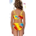 thumbnail image 5 of Zshosam Toddler Bathing Suit Girl Newborn Baby Girls Bathing Suit Toddler Bikini Swimsuit 3-Pieces Beach Wear Size 10T 11T,(Red 10-11 Years), 5 of 8