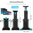 thumbnail image 5 of Universal 2 in 1 CD Slot Tablet & Smartphone Holder, CD Player Car Mount Cradle Fit for Samsung Galaxy Tab, iPad Mini Air Pro, iPhone XS Max XS XR, GPS, 4"-12" Devices, 5 of 8