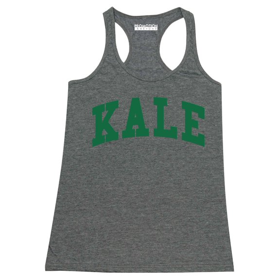 P&B Kale G. Women's Tank Top, 2XL, H. Charcoal