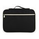 thumbnail image 5 of Sonducket Bolsa de papel para archivos A4 para oficina en casa, carpeta de tela Oxford para documentos de sala de reuniones, bolsa con cierre de Bolsas de mensajero y de hombro Negro, 5 of 6