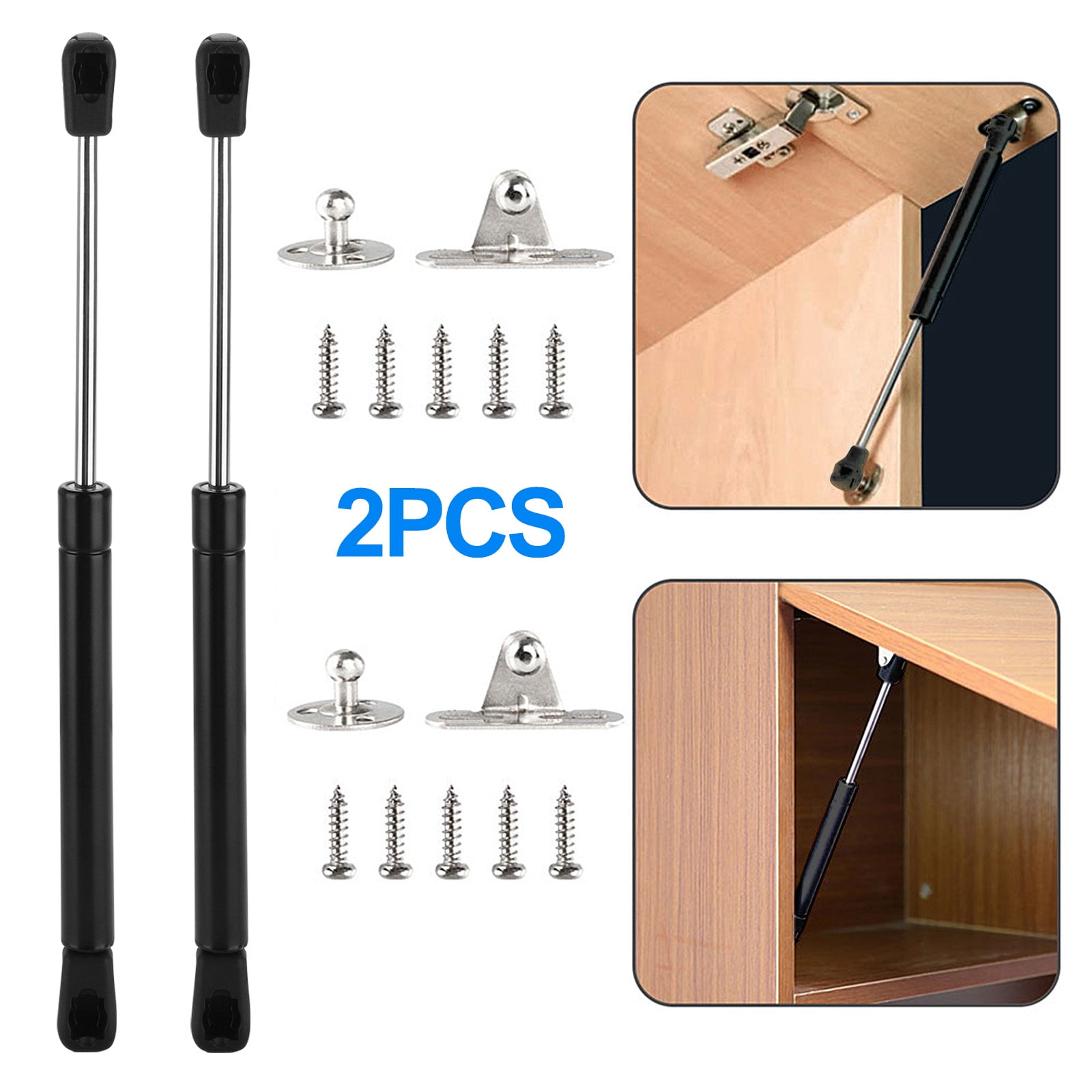 7in 80N/18lb Gas Strut Gas Shock Spring Lid Support for Cabinet Door Sentry Safe Box Toy Box,Set of 2 