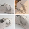 thumbnail image 4 of par de cadenas para zapatos, adornos para zapatos, joyería, abalorios para cordones de zapatos para hombres y mujeres., 4 of 7