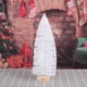 thumbnail image 5 of Mini adorno navideño blanco para árbol | Decoración de escritorio de PVC y madera | Pequeña decoración navideña para el hogar, la oficina, el bar, la tienda y el escaparate | Artículos de decoració, 5 of 5