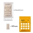 thumbnail image 5 of wisedry 20 Gram [12 Packs] Rechargeable Silica Gel Packets Microwave Fast Reactivate in 2MINS Moisture Absorber Desiccant Packs with Orange Indicating Beads Food Grade, 5 of 7
