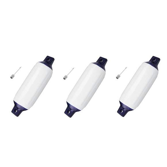 3X Inflatable Boat PVC Boat Anchor Bumper Marine Boat for Boat, Sailboat, Cuddy Etc,(6.5X23 Inch)