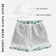 thumbnail image 5 of joogoo Boys Swim Trunks Seashells and Starfish Beach Board Shorts Drawstring Swimsuit M, 5 of 6