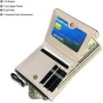 thumbnail image 2 of Girls Wallet Small Bifold Womens Wallets Rifd,Compact Female Cute Mini Zipper Coin Card Purse for Teen Girl Kids (Green), 2 of 7
