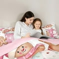 thumbnail image 5 of jejeloiu Cute Biscuit Bedding Comforter Set,Marry Christmas Dessert Twin Comforter Sets,Happy New Year Bedding Set For Child,Microfiber Bedroom Decor Reversible,2 Pieces, 5 of 8