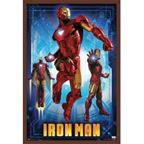 Marvel Cinematic Universe - Iron Man 2 - Mark Vi Wall Poster, 22.375" x 34", Framed