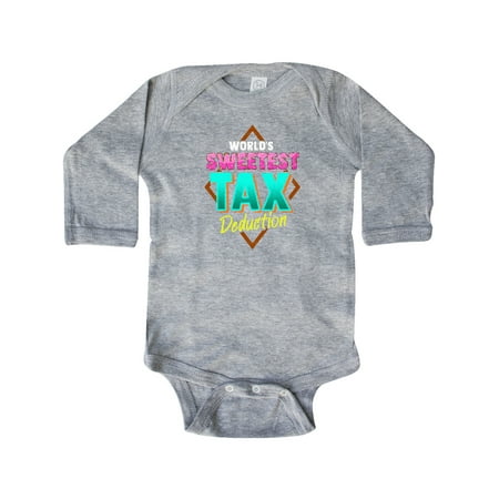 

Inktastic Tax Deduction Funny Baby Clothes Gift Baby Girl Long Sleeve Bodysuit