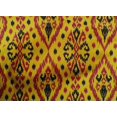 thumbnail image 4 of oneOone Tissu Popeline de Coton Imprimé Géométrique Ikat BTY 56 Pouces de Large, 4 of 4