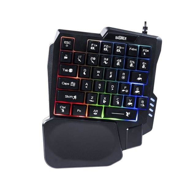 Teclado 1 Mano Basher Bash-1001