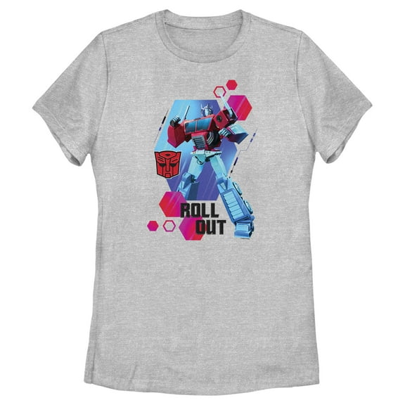 Women's Transformers: EarthSpark Optimus Roll Out  Graphic Tee Athletic Heather Large