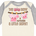 thumbnail image 4 of Inktastic This Big Sister is Expecting a Little Sister Girls Long Sleeve Baby Bodysuit, 4 of 5