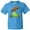 Pacific Blue, variant on Cute Frog and Mushroom Umbrella Youth T-Shirt