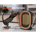 thumbnail image 4 of Portable Electric Space Heater Ceramic Space Heater for Indoor Use  Overheat Protection  Tip-Over Protection  Low Noise Heating  Safe Electric PTC Ceramic Heater Fan for Office Home Room, 4 of 5