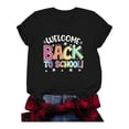 thumbnail image 2 of Welcome Back to School Shirts for Teacher Women Teachers Students First Day of School Tees Teachers Life T-Shirt, 2 of 5