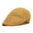 thumbnail image 6 of SikaFu Grid Baya Retro Men's Retro Muck Hat Summer Breathable Outdoor Sun Hat A Forward Hat Elderly Hat, 6 of 9