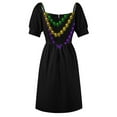 thumbnail image 5 of Mardi Gras Beads Dress Evening gown dresses for womens, 5 of 6