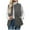 Gray, variant on Enjoytime Womens Fall Jacket Solid Color Sleeveless Zip Up Jackets Winter Warm Vests Plus Size Fashion Casual Outerwear Gray L