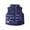 Navy, variant on HAOTAGS Quilted Vests for Boys Girls（4-12), Zip Up Stand Collar Sleeveless Down Jacket with Pocket Blue 5 Years