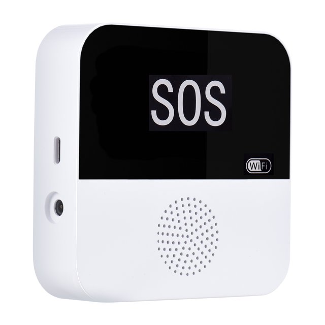Amdohai Multifunctional WiFi Pager Smart Wireless SOS Medical Alert System Fall Alert Device Nurse Alert System