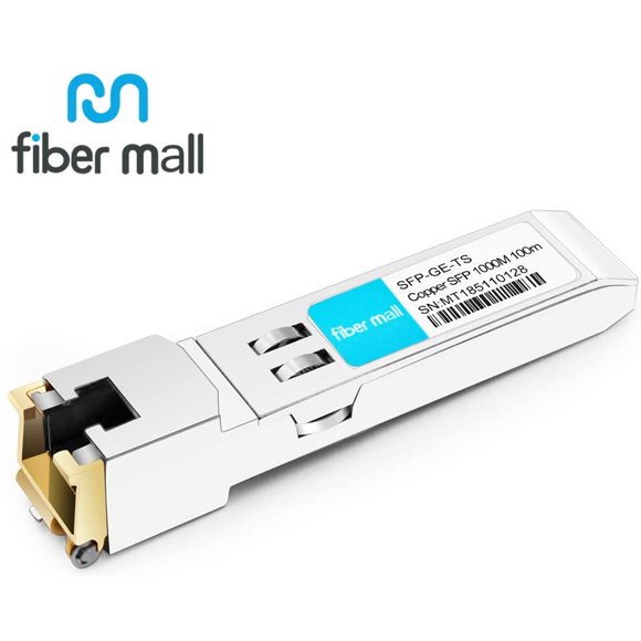 fiber mall SFP to RJ45 for Intel E1GSFPT-A 1000BASE-T SFP Copper RJ-45 100m Transceiver Module