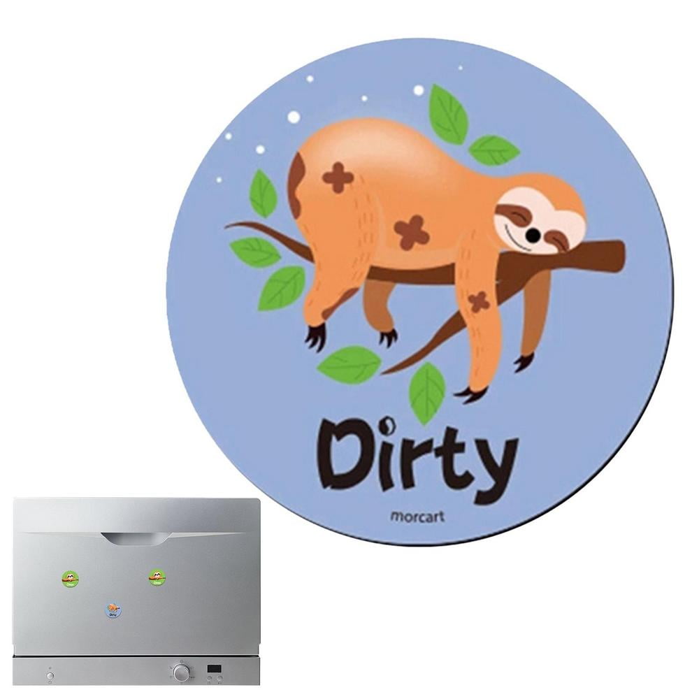 Tohuu Dishwasher Clean Dirty Sign Reversible Dishwasher Animal